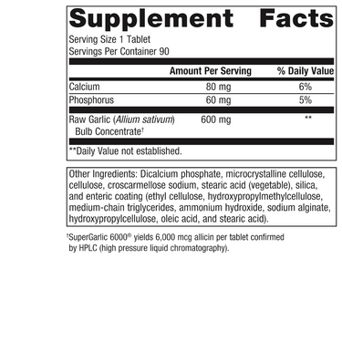 SuperGarlic 6000 mcg